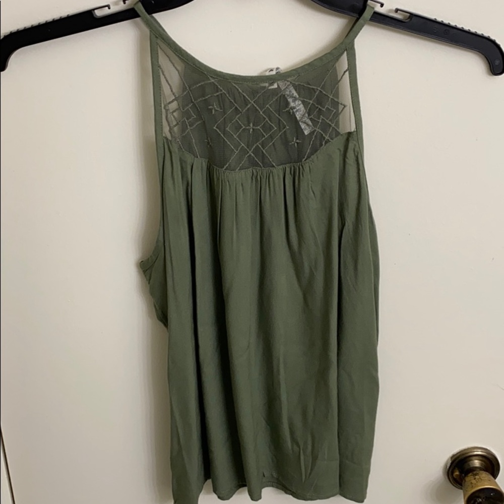Olive tank top